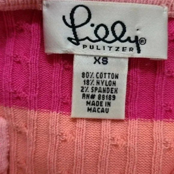Lilly Pulitzer Women’s Cable Knit Cardigan Sweater - Picture 4 of 4